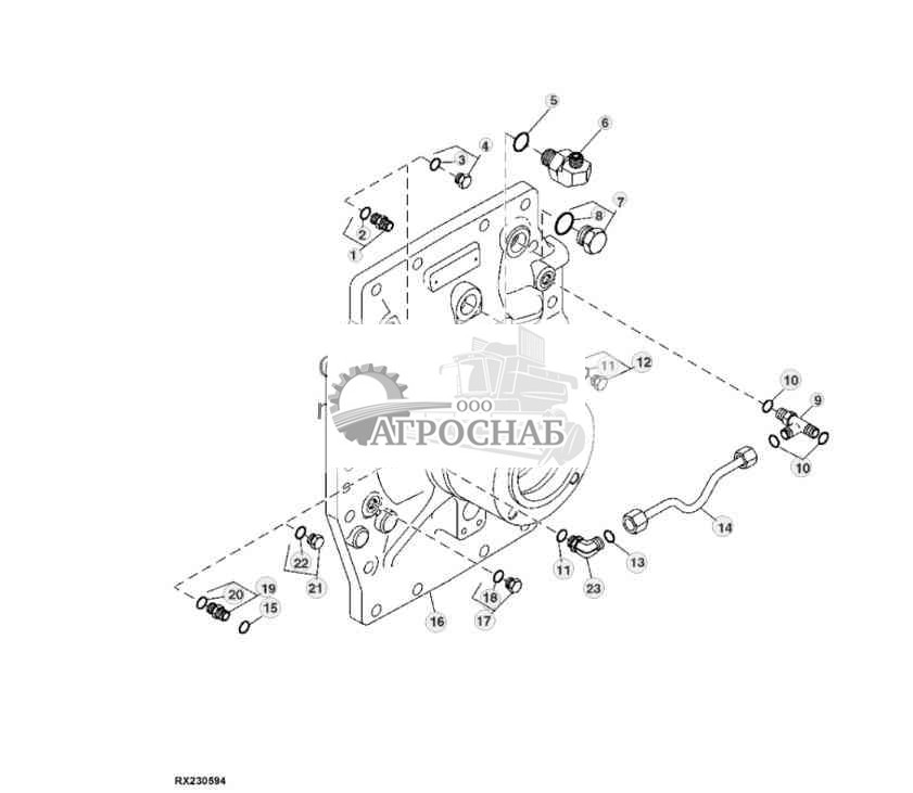 DIFFERENTIAL CASE COVER (FRONT) (PST) 